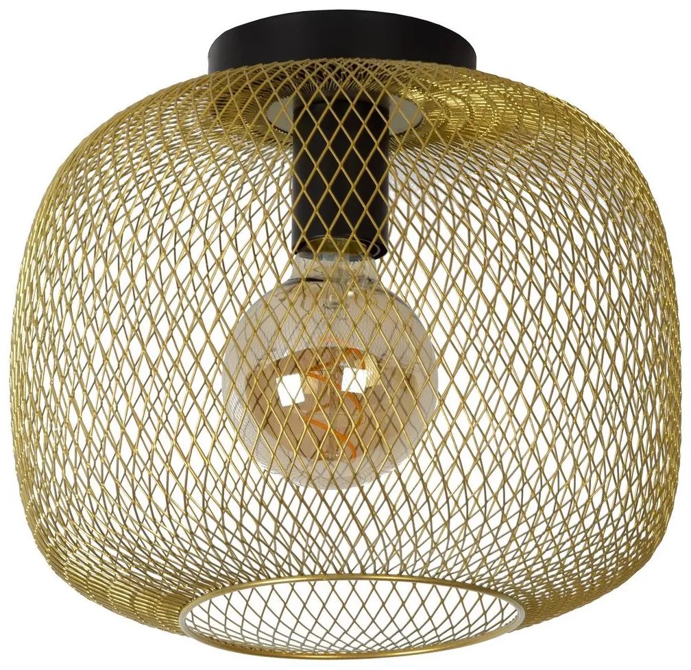 Lucide 45185/30/02 - Stropné svietidlo MESH 1xE27/40W/230V mosadz