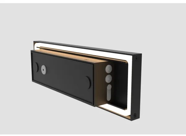 Brilagi - LED solárne nástenné svietidlo SUN LED/2,5W/230V 30 cm 2000 mAh IP44