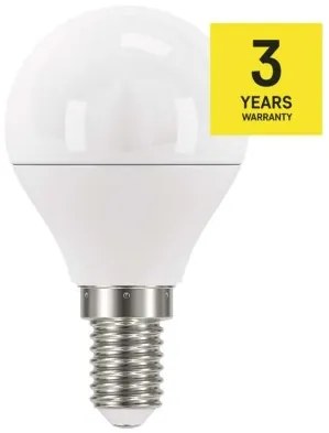 EMOS LED žiarovka CLS MINI GL, E14, 6W, neutrálna biela / denné svetlo