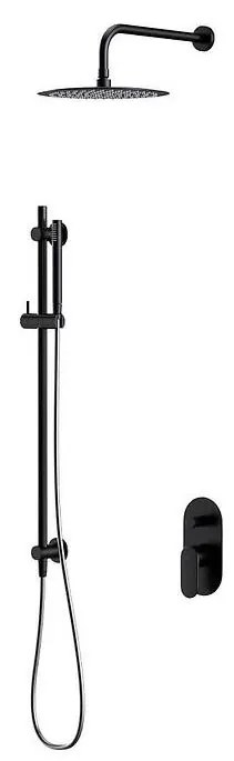 Cersanit S952-009 - Sprchová sada CREA s podomietkovou batériou čierna