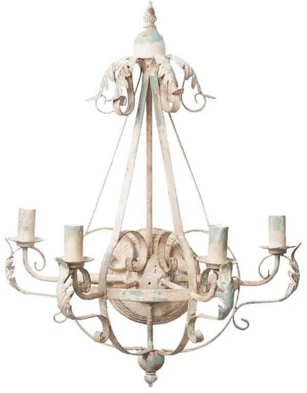 Biela patina nástenné svietidlo 71*54