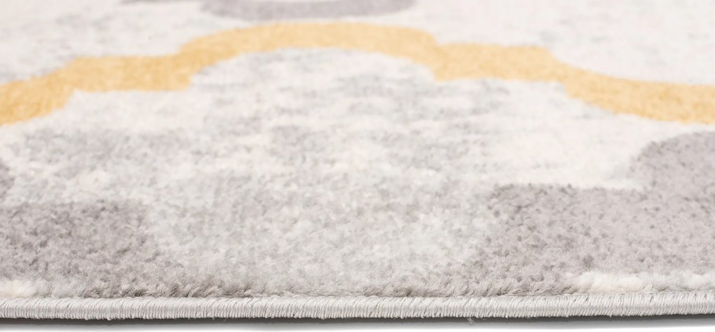 TA Koberec C941A BIELA/ŽLTÁ AZÚROVÁ Rozmer: 240x330 cm