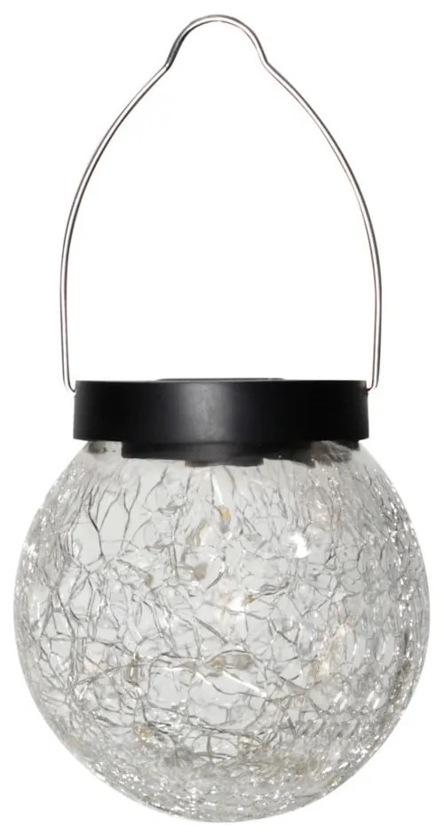 Solárne závesné LED svietidlo vhodné do exteriéru Star Trading Glory, ø 12 cm