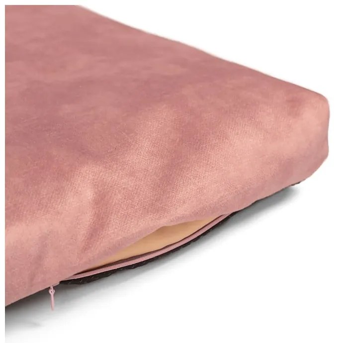 Ružový matrac pre psa z Eko kože 90x110 cm SoftPET Eco XXL – Rexproduct