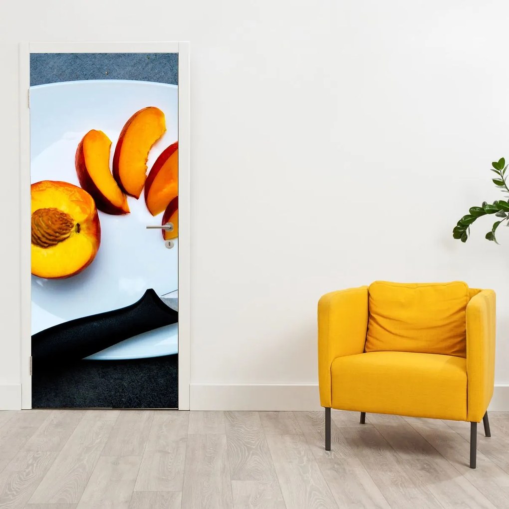 Fototapeta na dvere - Broskyňa (95x205cm)