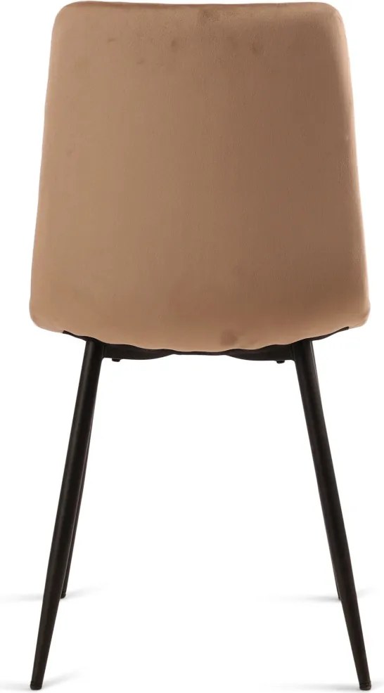 Jedálenská stolička Harry, svetlo hnedá látka
