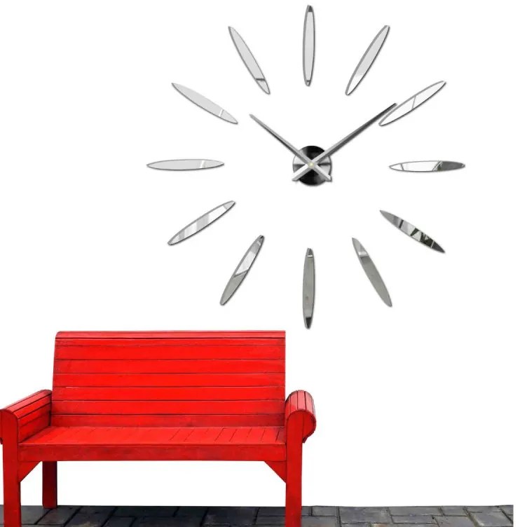 Zrkadlové nástenné hodiny - Dizajn pre elegantný interiér I SENTOP 12S050