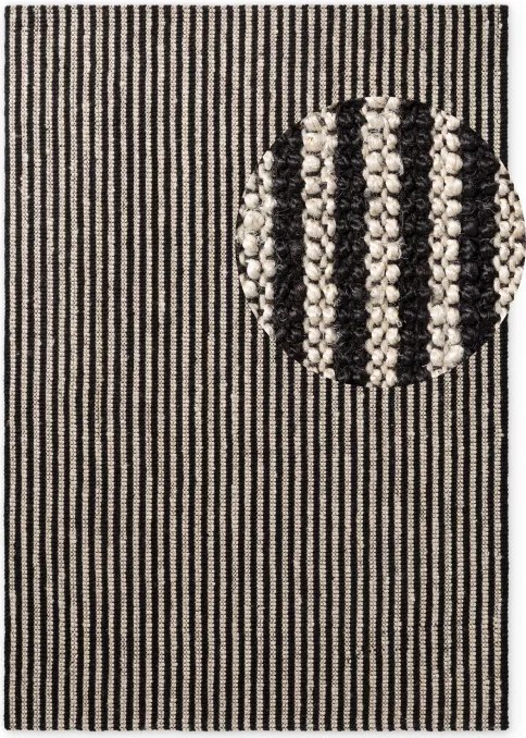 Koberec Elle Decoration Harvest Ebony Ivory Black