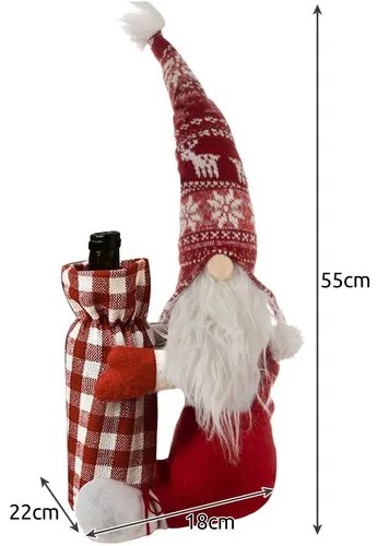 Obal na fľašu Santa Claus Ruhhy 22508