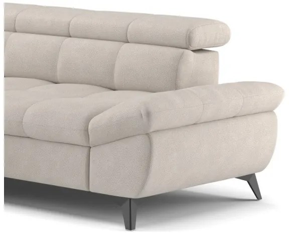 Rozkladacia rohová sedacia súprava L MARANO ľavá béžová