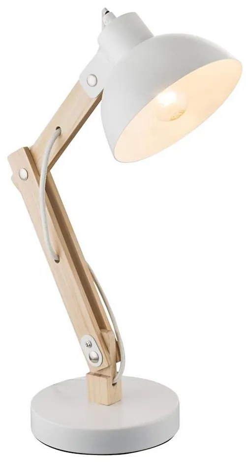 Brilagi - Stolná lampa FOCUS 1xE27/40W/230V biela