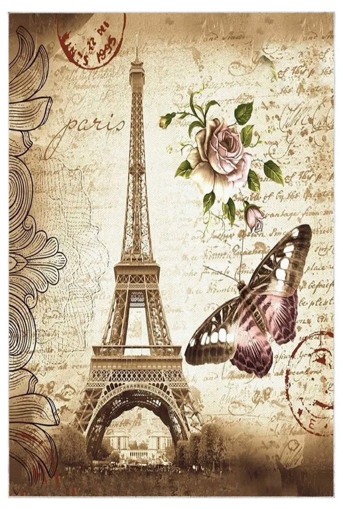 Súprava 2 kusov kúpeľňových predložiek Dobrý deň béžová