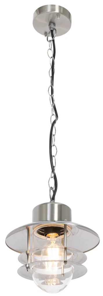 Priemyselné závesné svietidlo oceľ IP44 - Shell