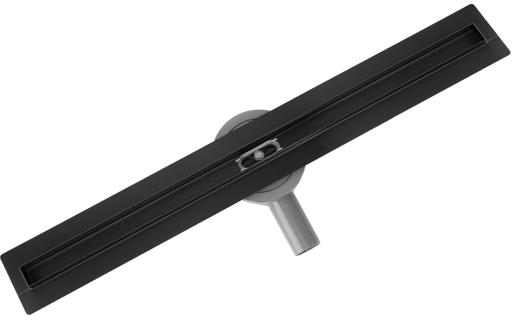 Rea Neox Slim Pro, sprchový odtokový žľab 60cm, čierna matná, REA-G2700