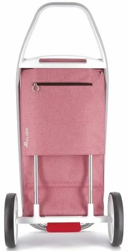 Rolser Nákupná taška na kolieskach Com Tweed Polar 8, koralová