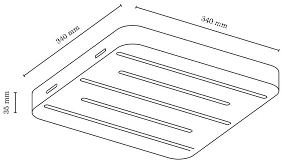 Spot-Light 2130374 - LED Stropné svietidlo NEELE LED/19,5W/230V