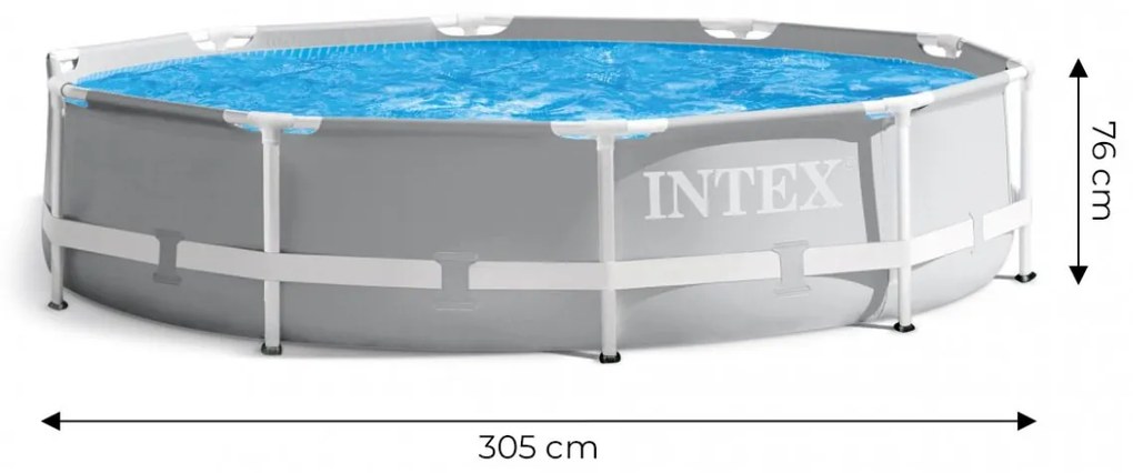 Záhradný bazén I Intex 305x76 cm + filtrácia