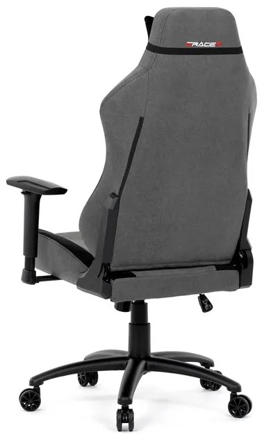 Autronic BONTEC Herné kreslo, hojdací mechanizmus, šedá látka, KA-F12 GREY2 Farba: Šedá