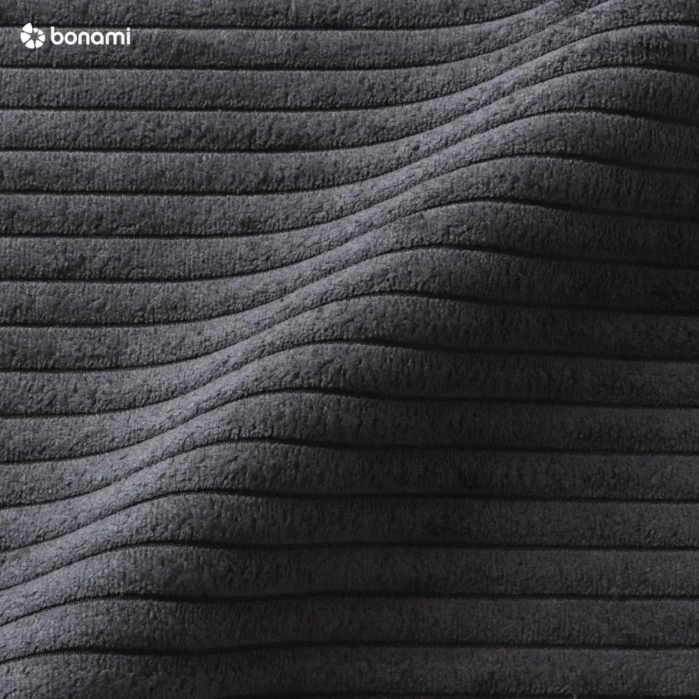 Antracitová menčestrová leňoška (ľavý roh) Chic Charlotte – Miuform