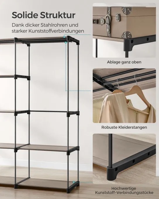 Otvorená šatníková skriňa RYG037R02