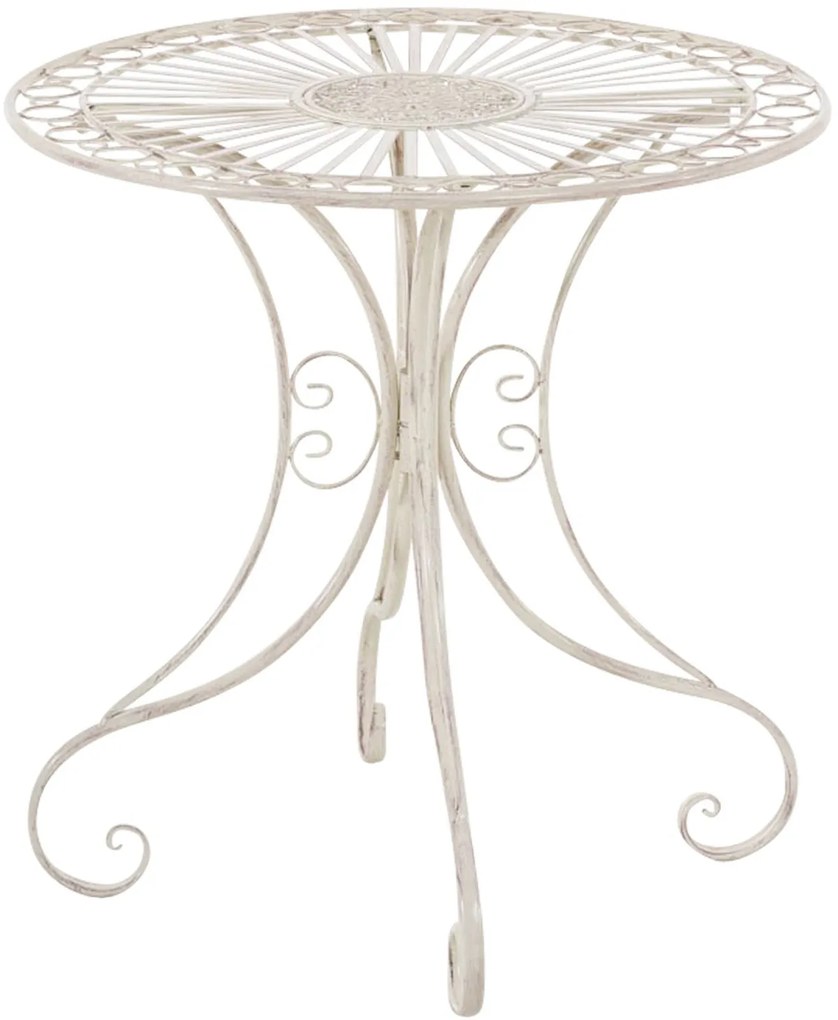 Kovový stôl GS13437402 - Krémová antik