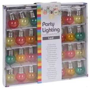 LED párty osvetlenie na batérie, 30 žiaroviek, 4,5 m
