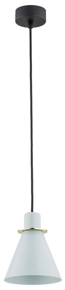 Argon 4682 - Luster na lanku BEVERLY 1xE27/15W/230V modrá/zlatá