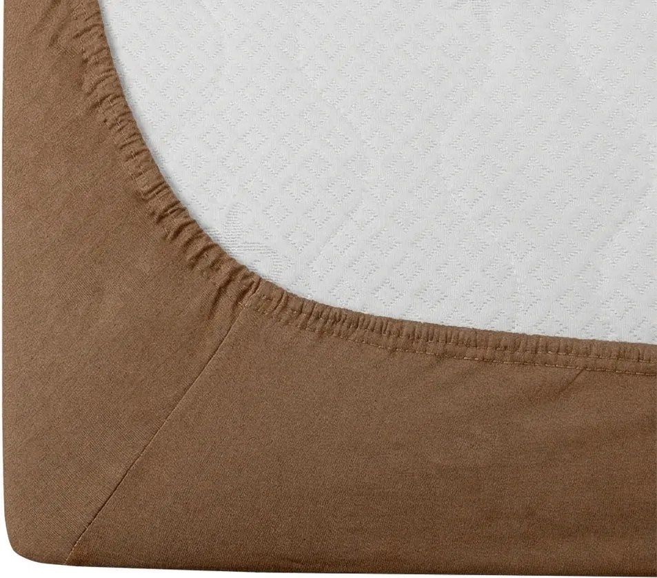 Jersey plachta EXCLUSIVE hnedé 90 x 200 cm
