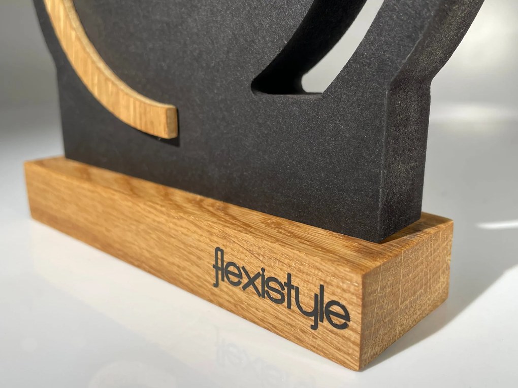 Dekorstudio Drevené stolové hodiny Oak dub