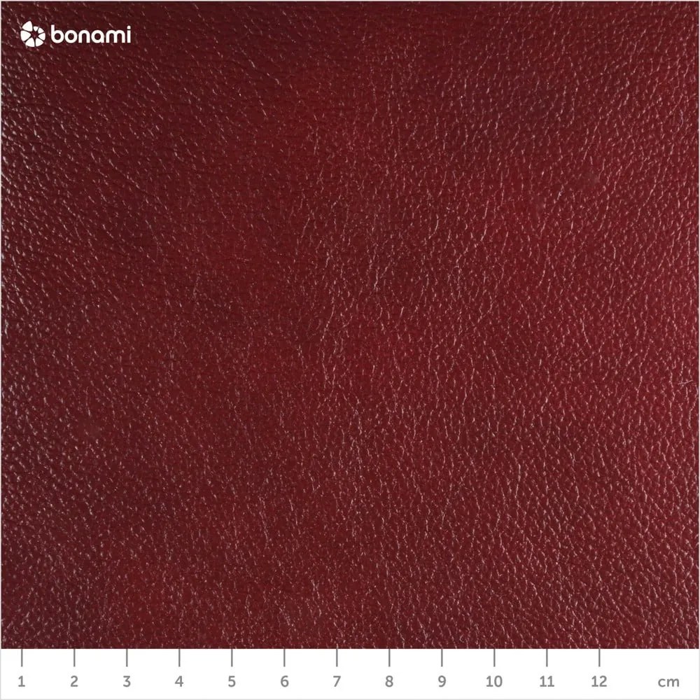 Červené kožené kreslo Max Winzer Norwin