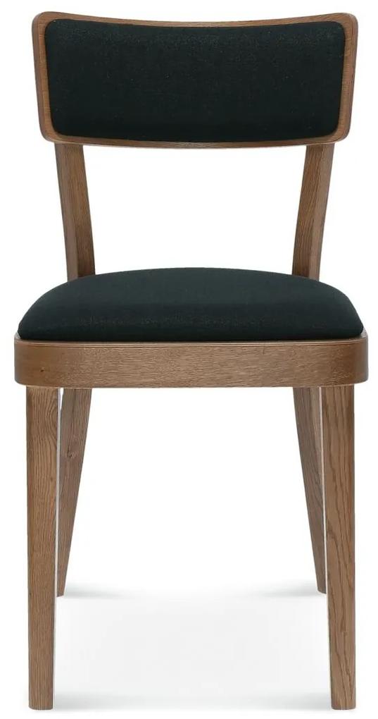 FAMEG Solid - A-9449/1 - jedálenská stolička Farba dreva: buk premium, Čalúnenie: koža L1