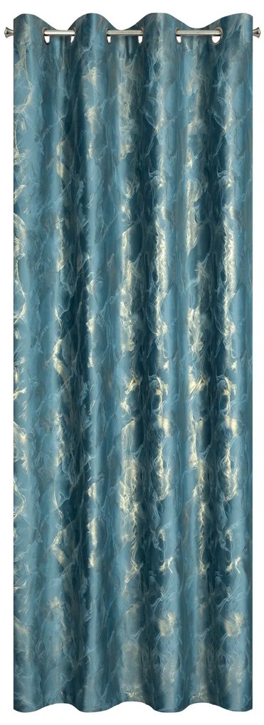 ZATEMŇOVACÍ ZÁVES NA KRÚŽKOCH MELODY 140X270 CM TMAVOMODRÁ