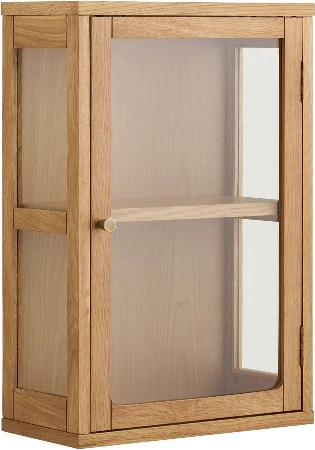 Závesná vitrína v prírodnej farbe 40x60x20 cm Zamora – House Nordic