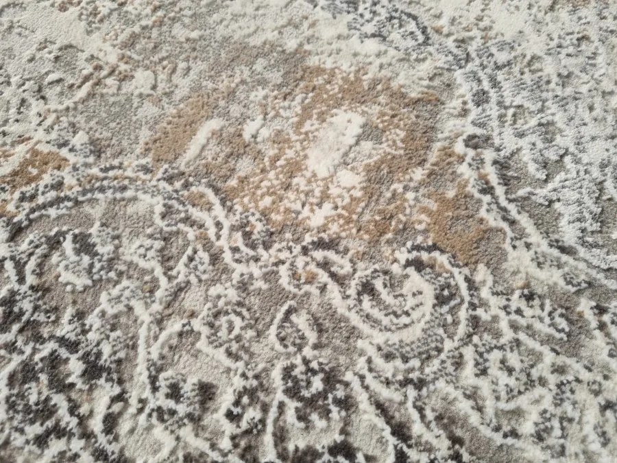 DC Koberec Exclusive 249 tmavá vizion zlatá Rozmer: 120×170 cm