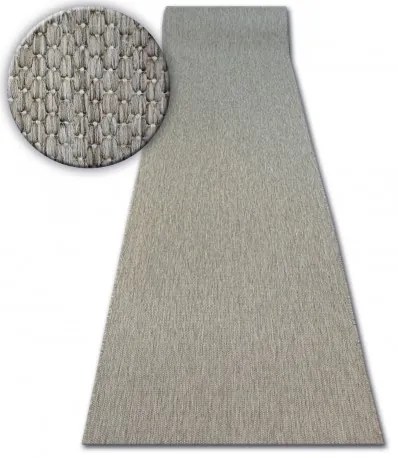 Behúň SISAL FLOORLUX model 20433 taupe HLADKÝ Veľkosť: 120 cm