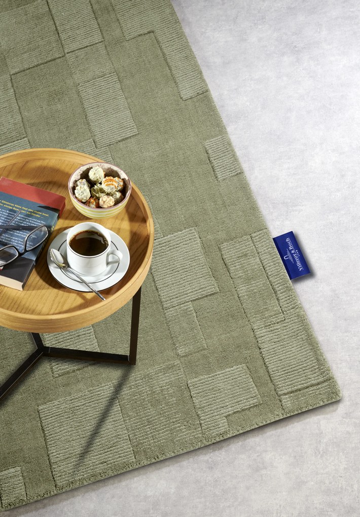 Kusový koberec Villeroy & Boch 106182 Green, 80x150, zelená, obývacia izba, Villeroy & Boch