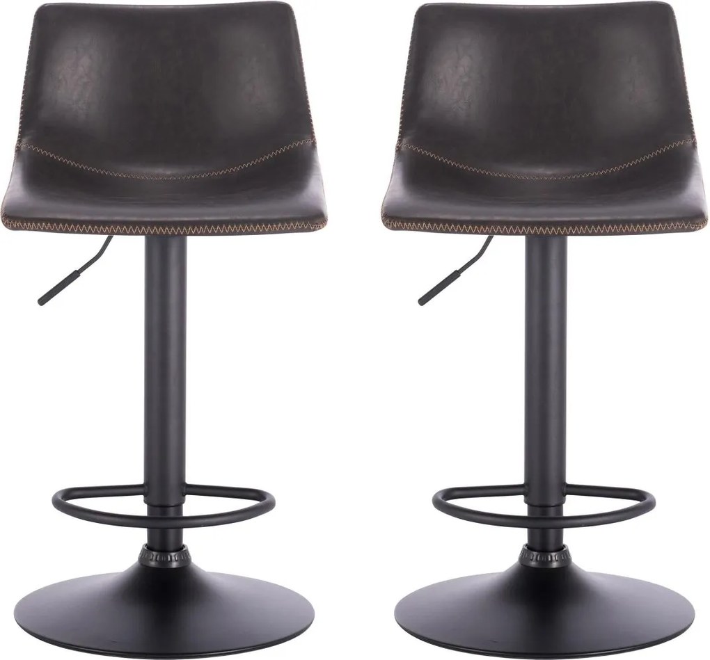 2x Barová židle Hawaj CL-845 tmavě šedá