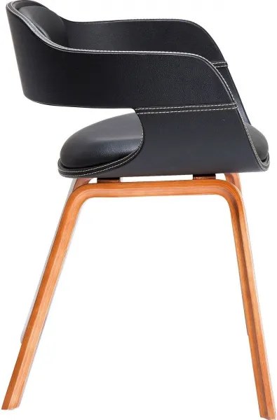 Hnedá Stolička s opierkou Costa Walnut 70,5 × 52 × 51 cm KARE DESIGN