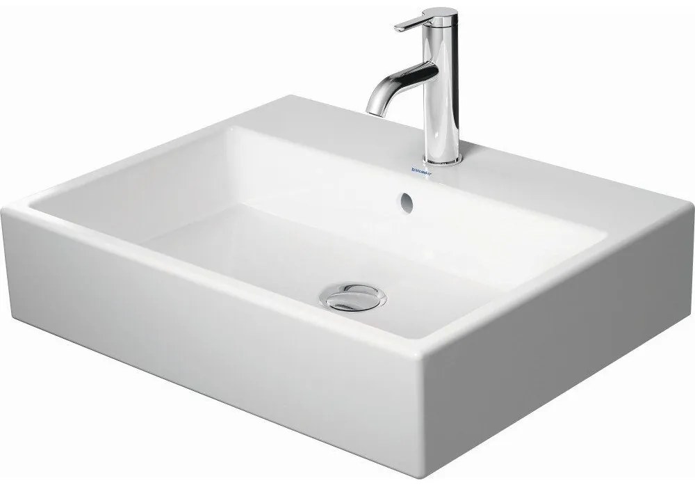 DURAVIT Vero Air umývadlo do nábytku s otvorom, s prepadom, 600 x 470 mm, biela, 2350600000