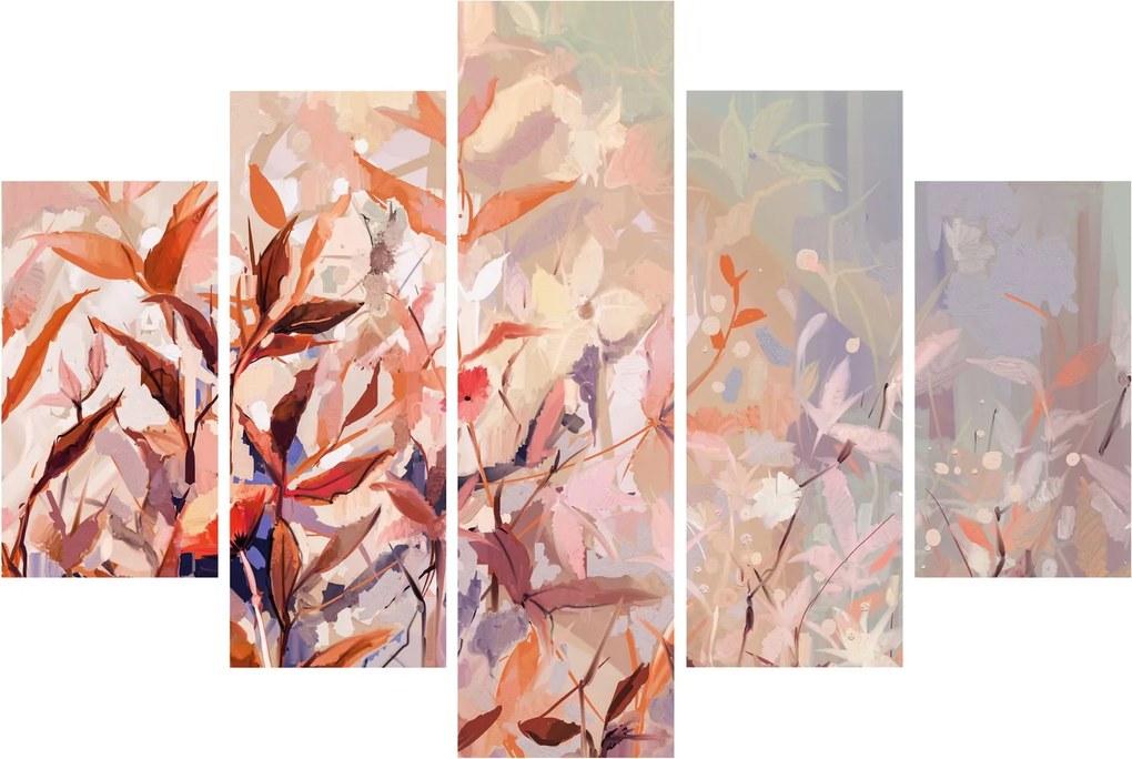 Obraz - Maľba pastelová jeseň (150x105 cm)