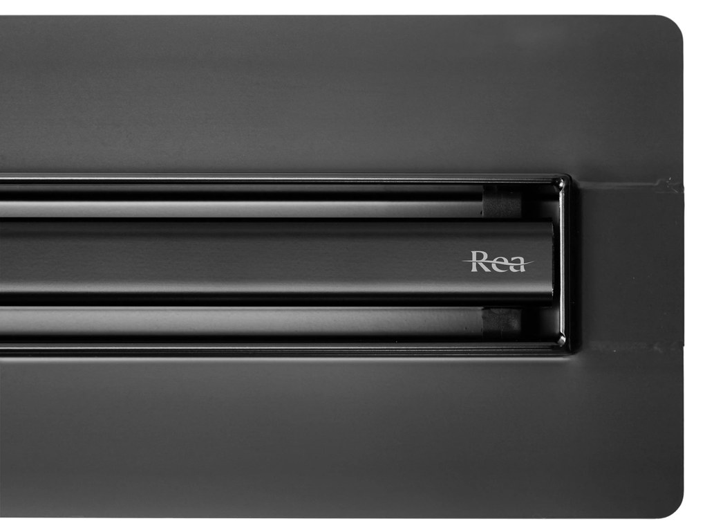 Rea Neox Slim Pro, sprchový odtokový žľab 60cm, čierna matná, REA-G2700