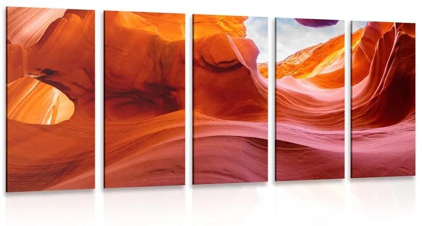 5-dielny obraz kaňon v Arizone - 100x50