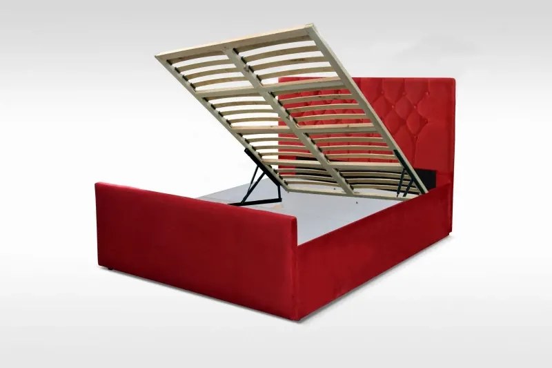 Posteľ Milano 180x200, hnedá (Monolith 09)