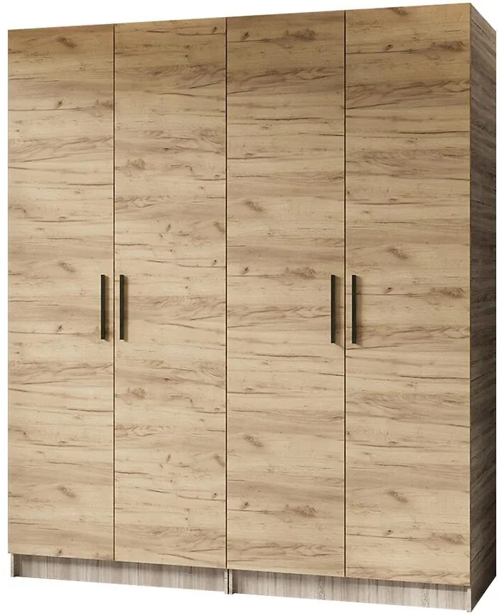 Skriňa X2 Gold 2d Dub Sonoma/Dub Craft Zlatý