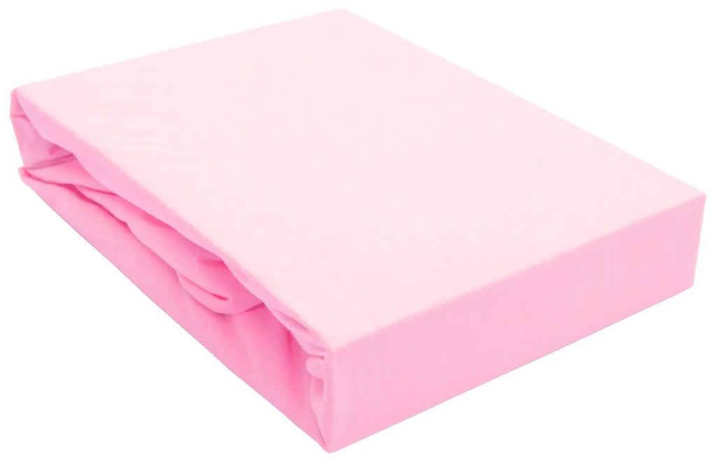 NEPRIEPUSTNÉ JERSEY PRESTIERADLO SG 005 80X200 CM SVETLORUŽOVÁ