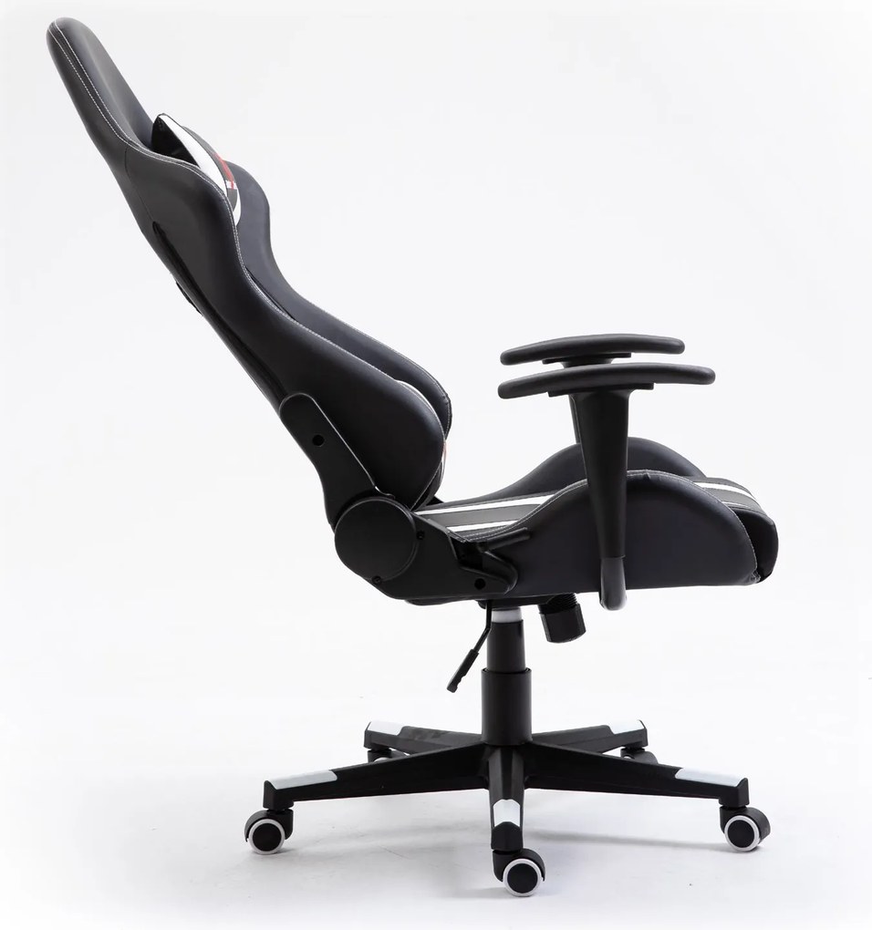 Herné kreslo F4G FG33 čierne/biele