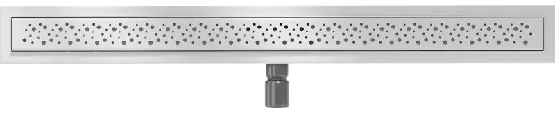 Mexen Flat nerezový sprchový žľab 100 cm vzor M12, 1021100-15