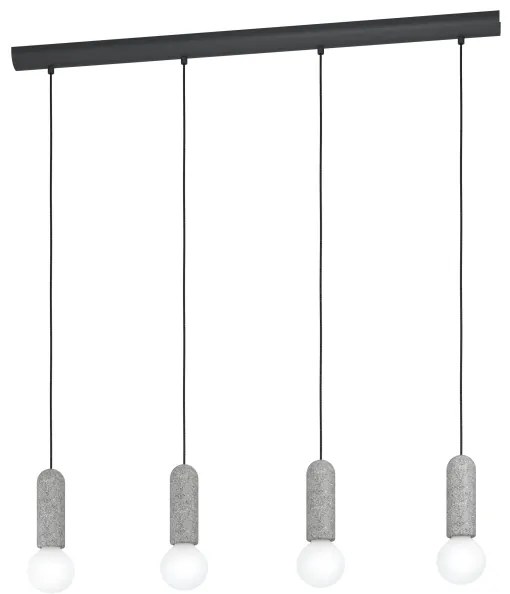 Eglo 39832 - Luster na lanku GIACONECCHIA 4xE27/40W/230V