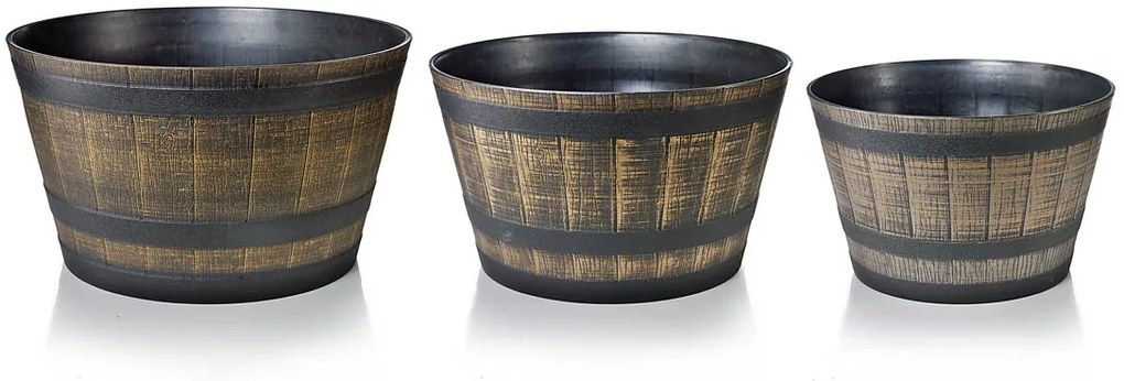 Kvetináč Vedro, 3 kusy