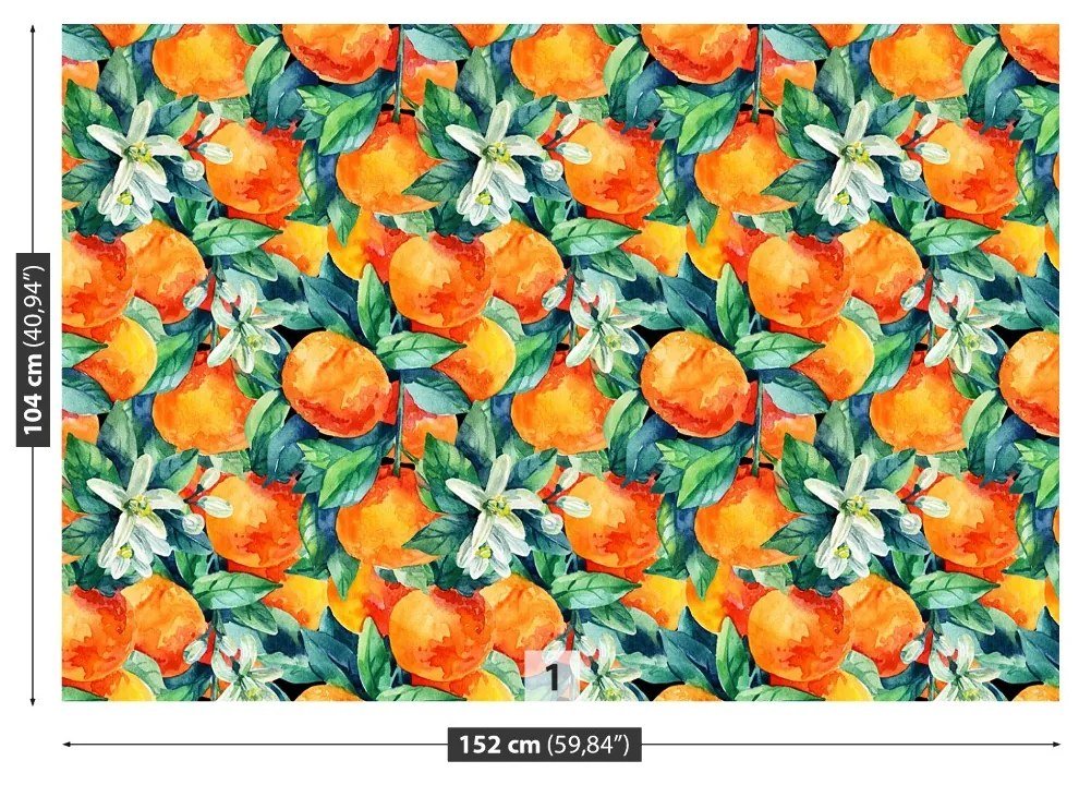 Fototapeta Vliesová Oranžové plody 152x104 cm